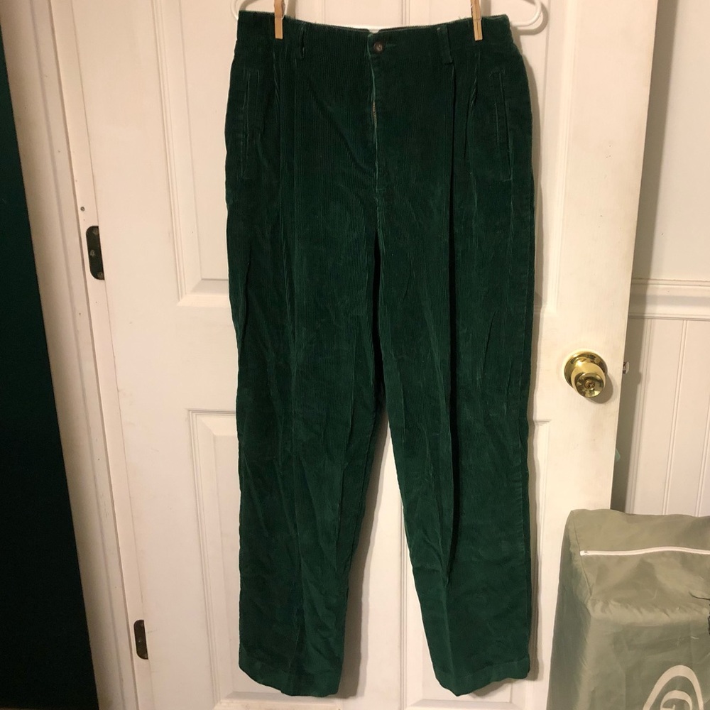 Lizsport Green Corduroy Pants